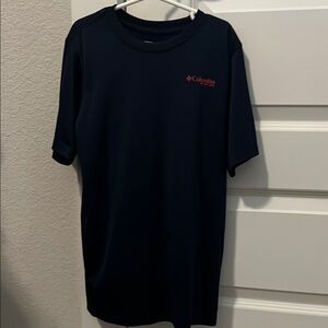 Columbia Blue Short Sleeve Tee Casual Comfort